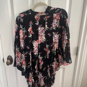 Arnhem Floral Kimono Cover-Up Size Small